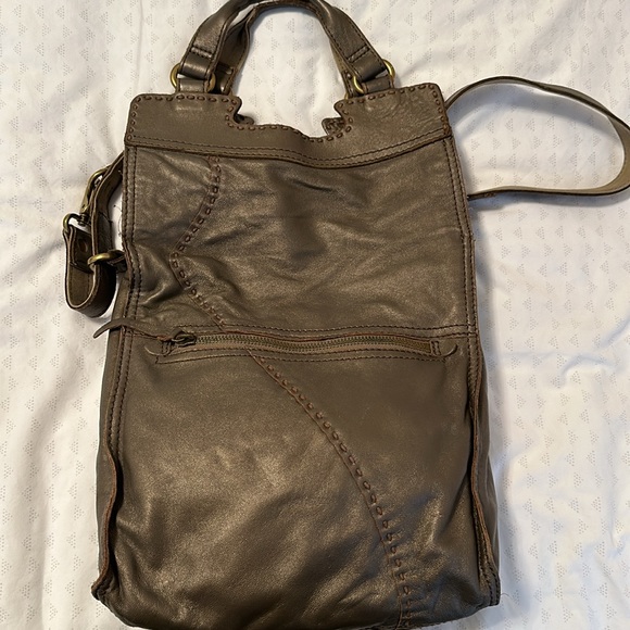 Lucky Brand Abbey Road Fold Over Messenger Bag - Picture 2 of 6